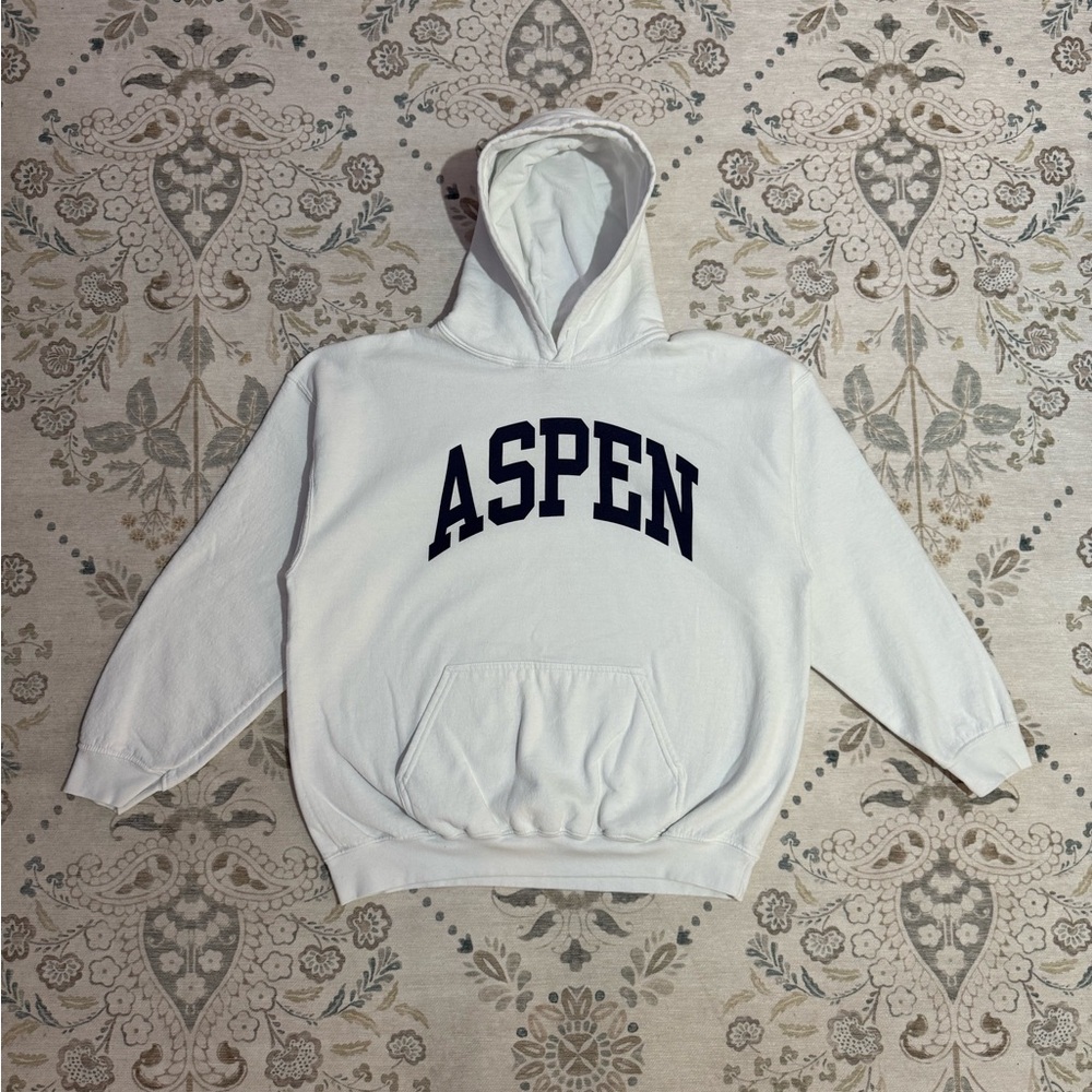 Aspen Colorado Hoodie White
